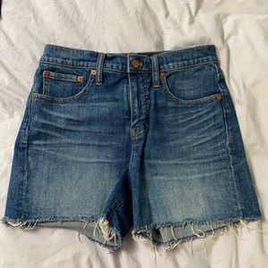 Madewell denim shorts